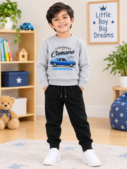 Camaro Car Grey Sweatshirt For Kids
