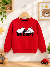 SNOOPY Red Sweatshirt For Kids