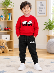 SNOOPY Red Sweatshirt  For Kids