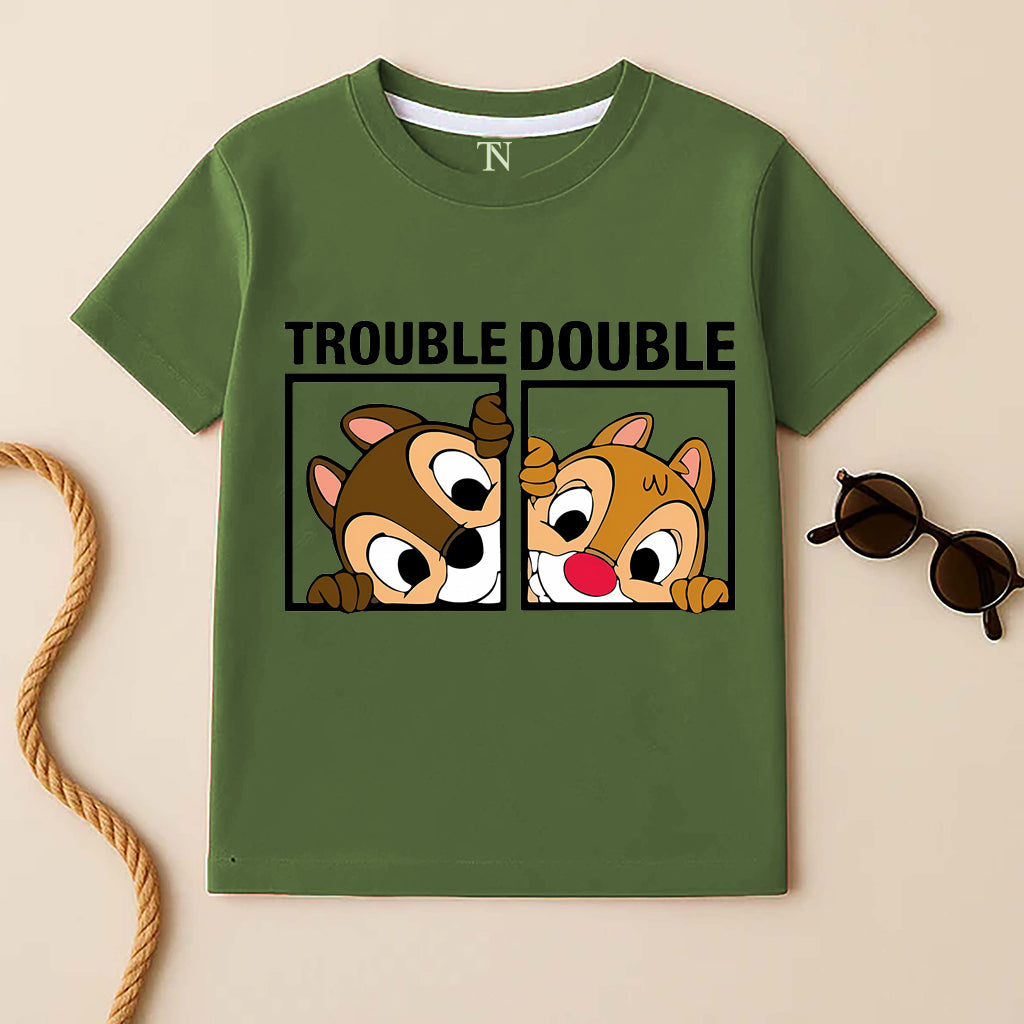 Double Trobule Olive Green Shirt
