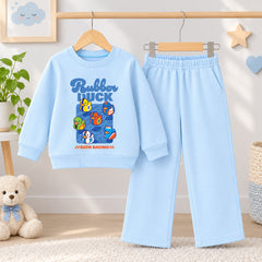 Rubber Duck light Blue Sweatshirt With Blue Trouser Set For Kids