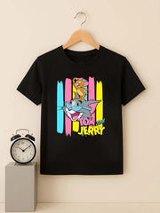 Tom and Jerry Black Shirt